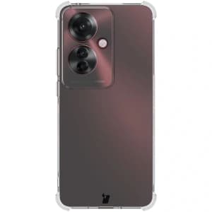 Bizon Case Clear Pack Hülle + 2x Schutzfolie für Oppo Reno11 F 5G klar