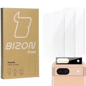 BIZON Clear 3x képernyő üveg + kamera üveg Google Pixel 8a