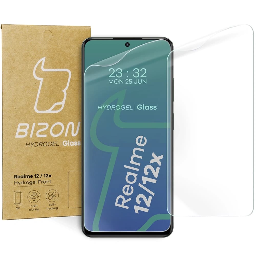 Bizon Glass Hydrogel Front Realme 12 5G/12x 5G [2 PACK] - 1