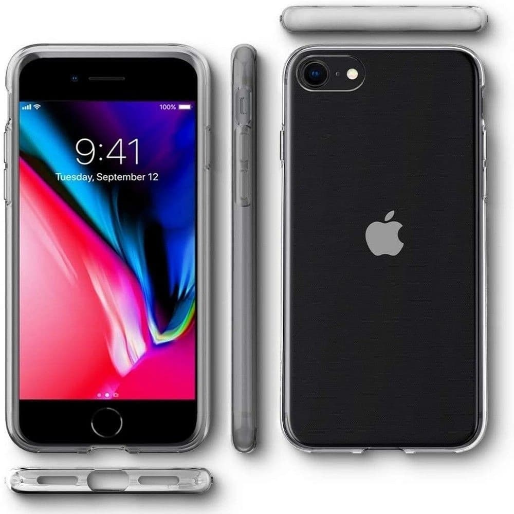 Etui Spigen Liquid Crystal Apple iPhone SE 2022/SE 2020/8/7 Kristálytiszta - 2