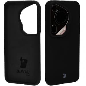 Silikonowe etui Bizon Soft Case do Huawei Pura 70 czarne