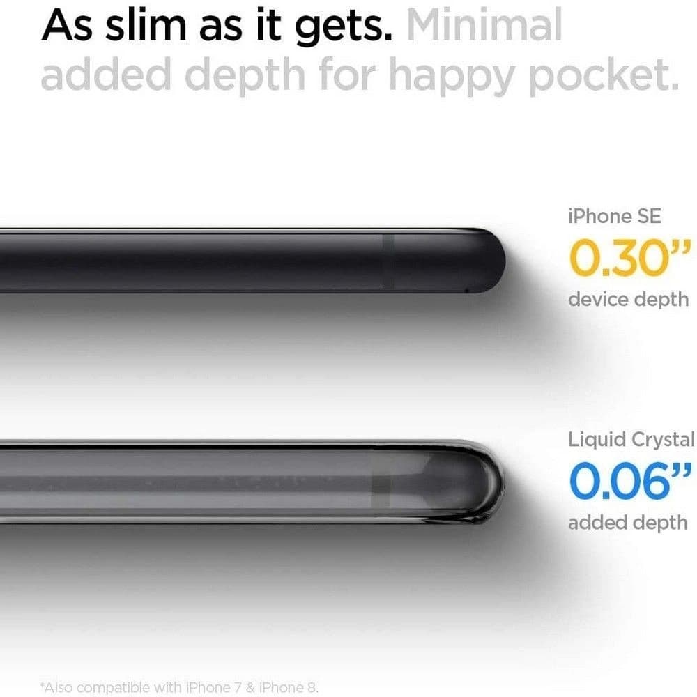 Etui Spigen Liquid Crystal Apple iPhone SE 2022/SE 2020/8/7 Kristálytiszta - 7