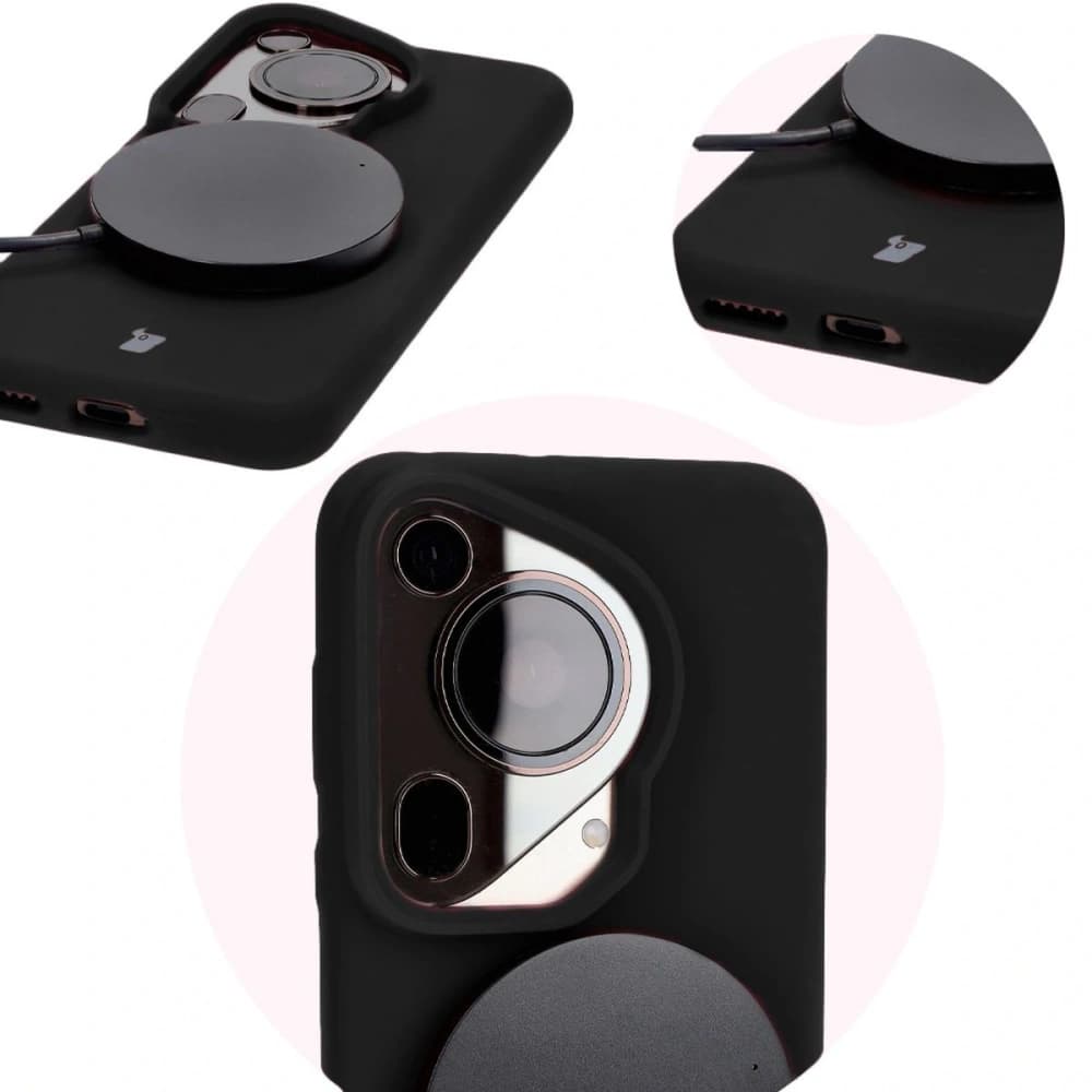 Silikonové pouzdro Bizon Soft Case pro Huawei Pura 70 černé - 12