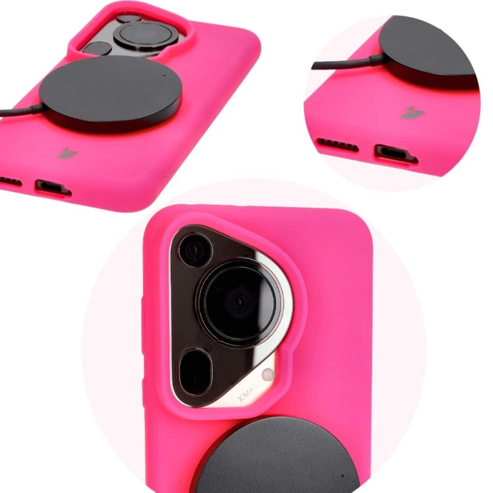 Bizon Soft Case Huawei Pura 70 neon rózsaszín - 12