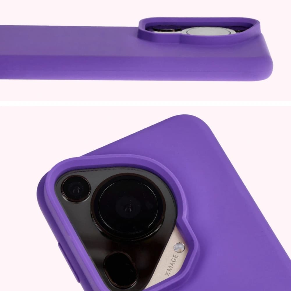 Silikonové pouzdro Bizon Soft Case pro Huawei Pura 70 fialové - 10
