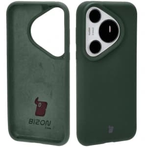 Bizon Soft Case Huawei Pura 70 Pro / Pro+ verde închis
