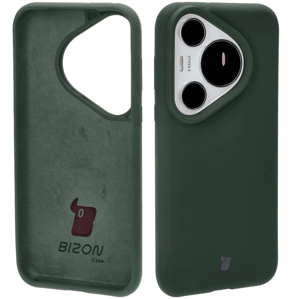 Bizon Soft Case Huawei Pura 70 Pro / Pro+ dark green - 1