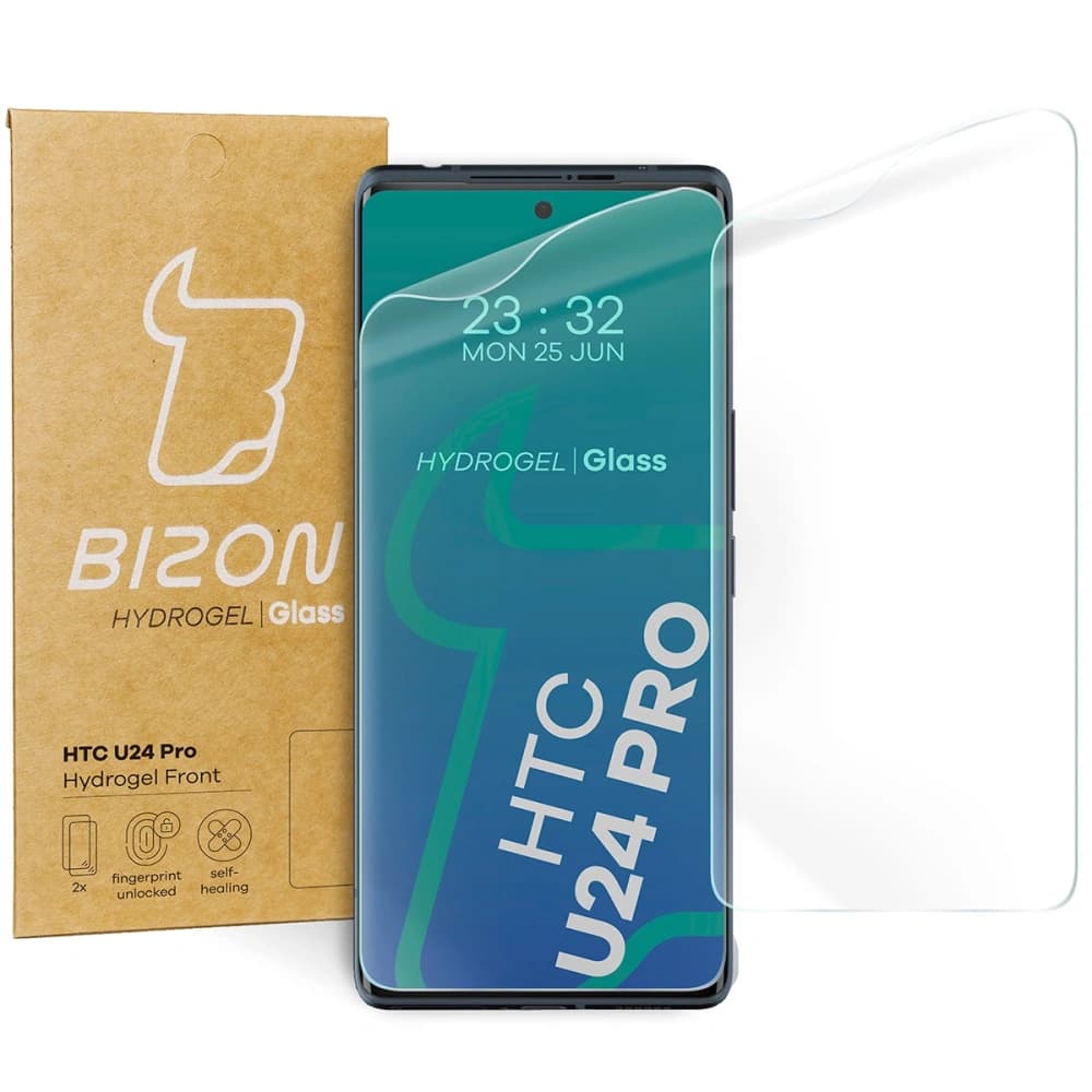 Bizon Glass Hydrogel Front HTC U24 Pro [2 PACK] - 1