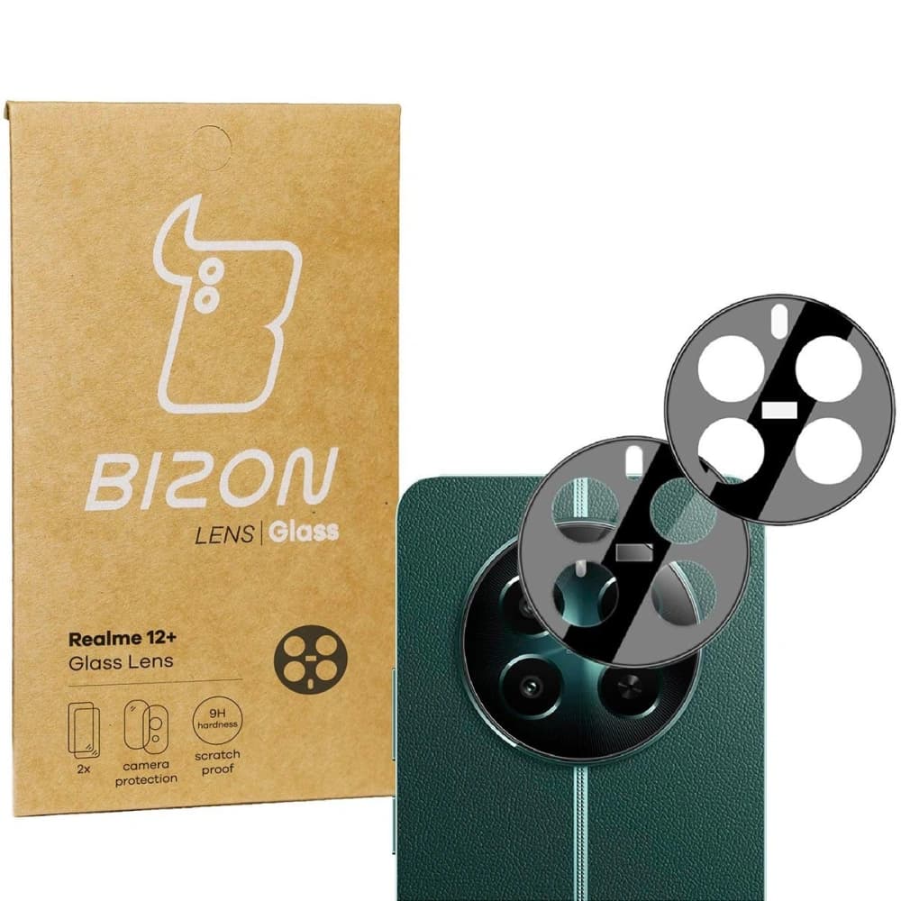 Bizon Glass Lens Realme 12+ [2 PACK] - 2