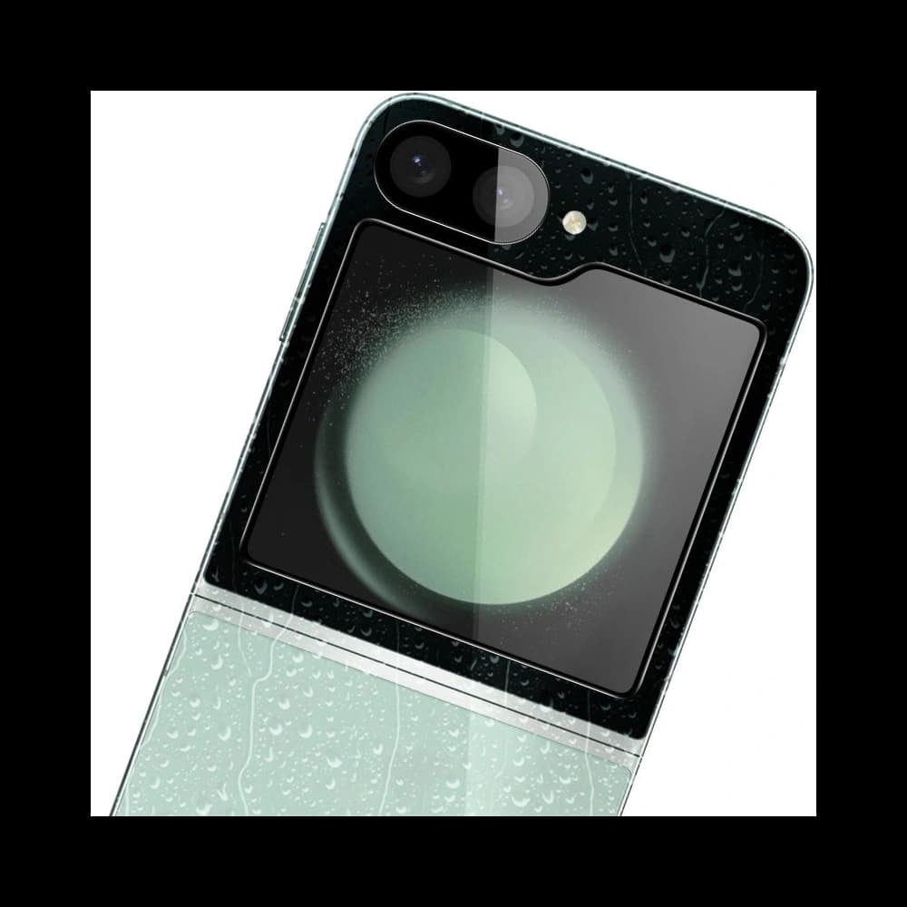 Bizon üveg lencse kamera üveg + külső képernyő üveg Samsung Galaxy Z Flip 6 / 7 FE [2 PACK] - 4