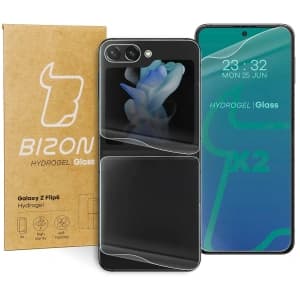 Folia hydrogelová na zadní a přední stranu Bizon Glass Hydrogel Set Samsung Galaxy Z Flip 6 / 7 FE