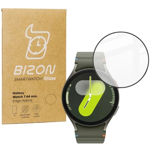 Bizon üvegóra Edge Hybrid Samsung Galaxy Watch 7 44 mm fekete