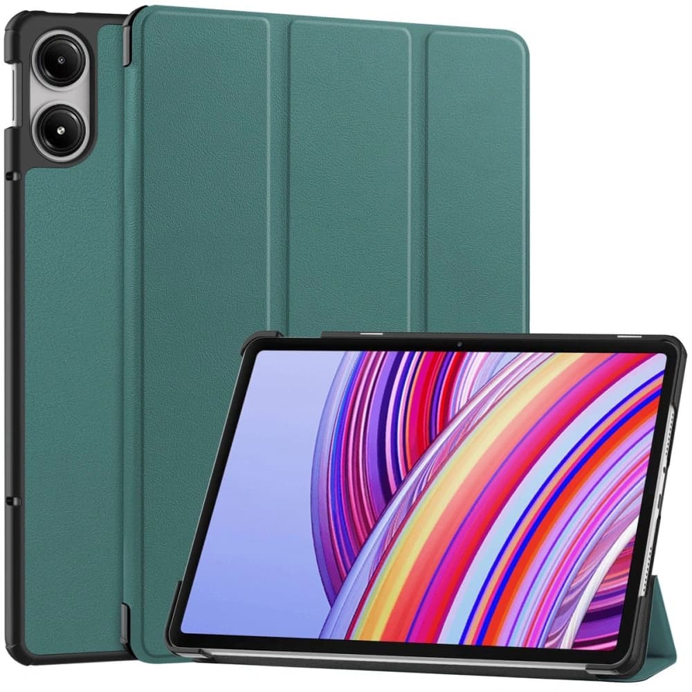 Bizon Case Tab Croc Xiaomi Redmi Pad Pro 12.1 verde închis - 1
