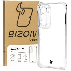 Elastyczne etui Bizon Case Salpa do Oppo Reno 12 przezroczyste