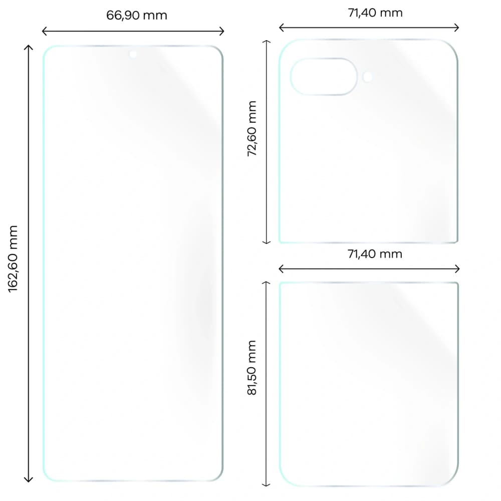 Bizon Glass Hydrogel Motorola Razr 50 - 2
