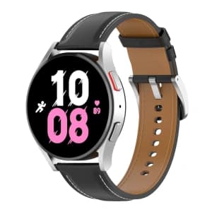 Bizon Strap Watch Casual Samsung Galaxy Watch FE/7/6/6 Classic/5/5Pro/4/4 Classic black