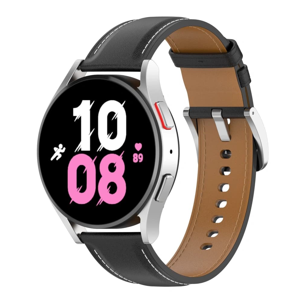 Bizon Strap Watch Casual Samsung Galaxy Watch FE/7/6/6 Classic/5/5Pro/4/4 Classic black - 1