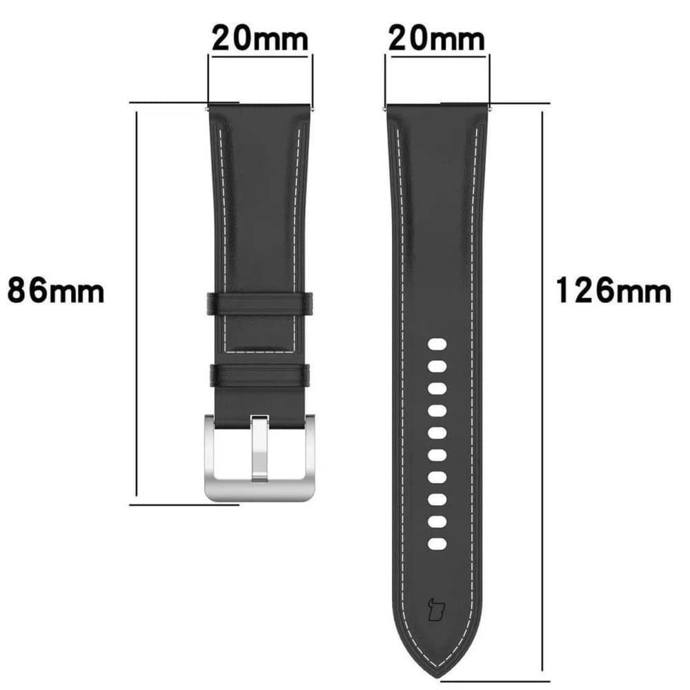 Bizon Strap Watch Casual Samsung Galaxy Watch FE/7/6/6 Classic/5/5Pro/4/4 Classic black - 2