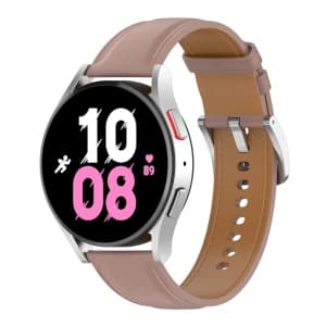 Bizon Strap Watch Casual Samsung Galaxy Watch FE/7/6/6 Classic/5/5Pro/4/4 Classic pink