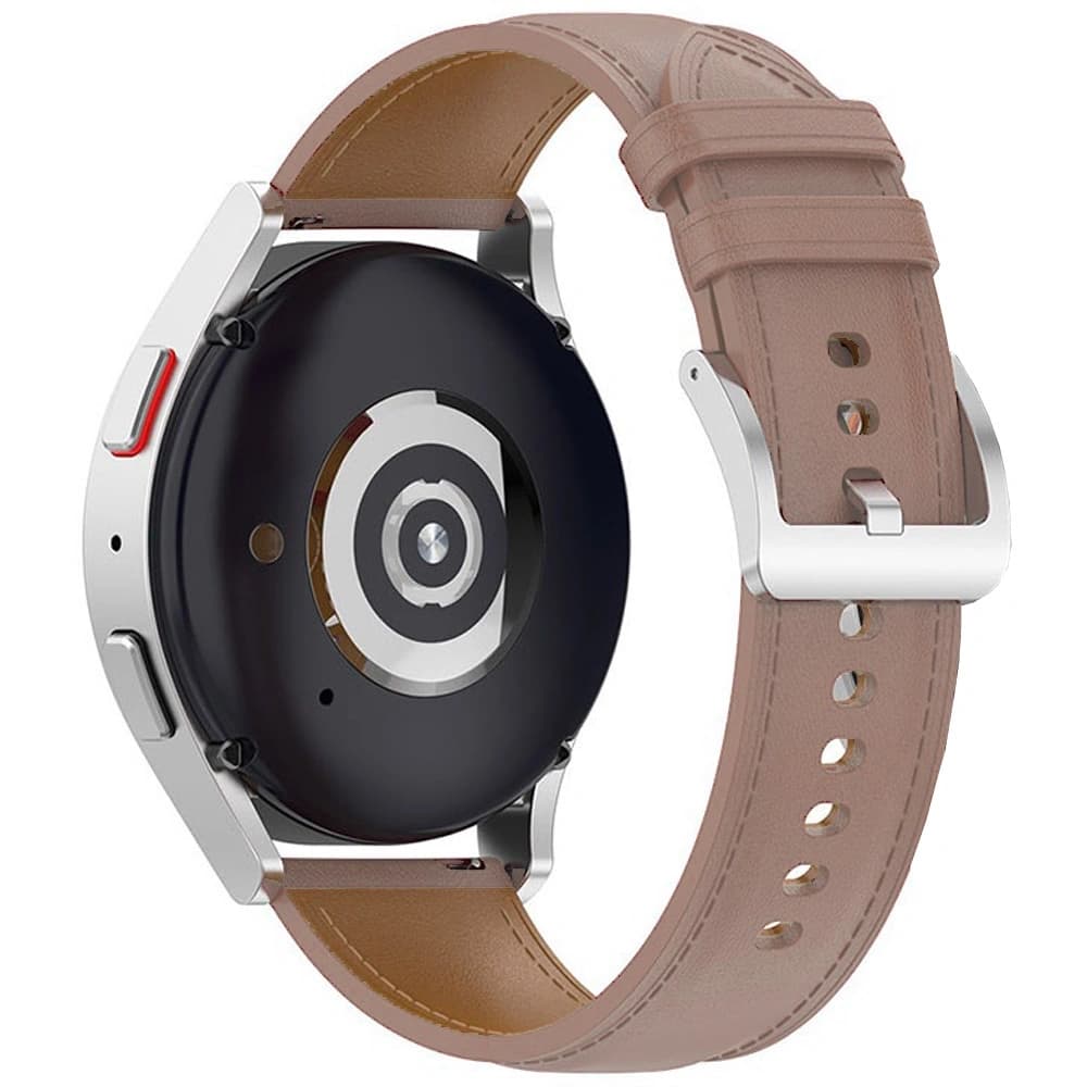 Pasek Bizon Strap Watch Casual do Samsung Galaxy Watch FE/7/6/6 Classic/5/5Pro/4/4 Classic różowy - 3