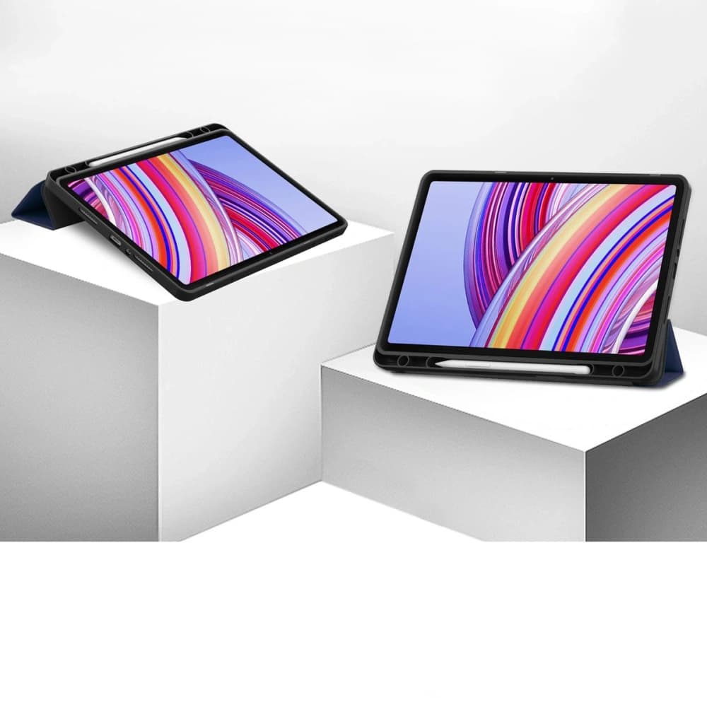 Bizon Case Tab Lizard Xiaomi Redmi Pad Pro 12.1 albastru închis - 2