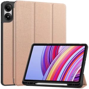 Bizon Case Tab Lizard Xiaomi Redmi Pad Pro 12.1 rózsaarany