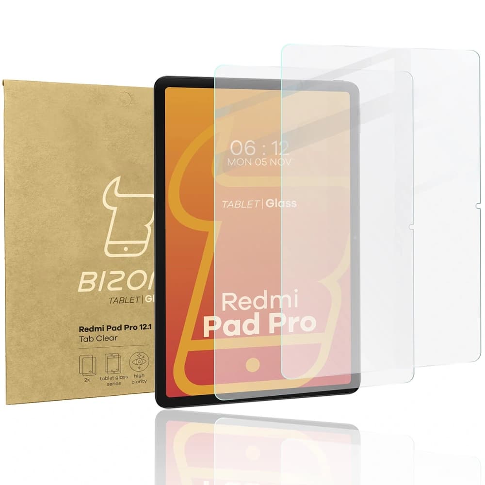 Bizon Glass Tab Clear Xiaomi Redmi Pad Pro 12.1 [2 PACK] - 1