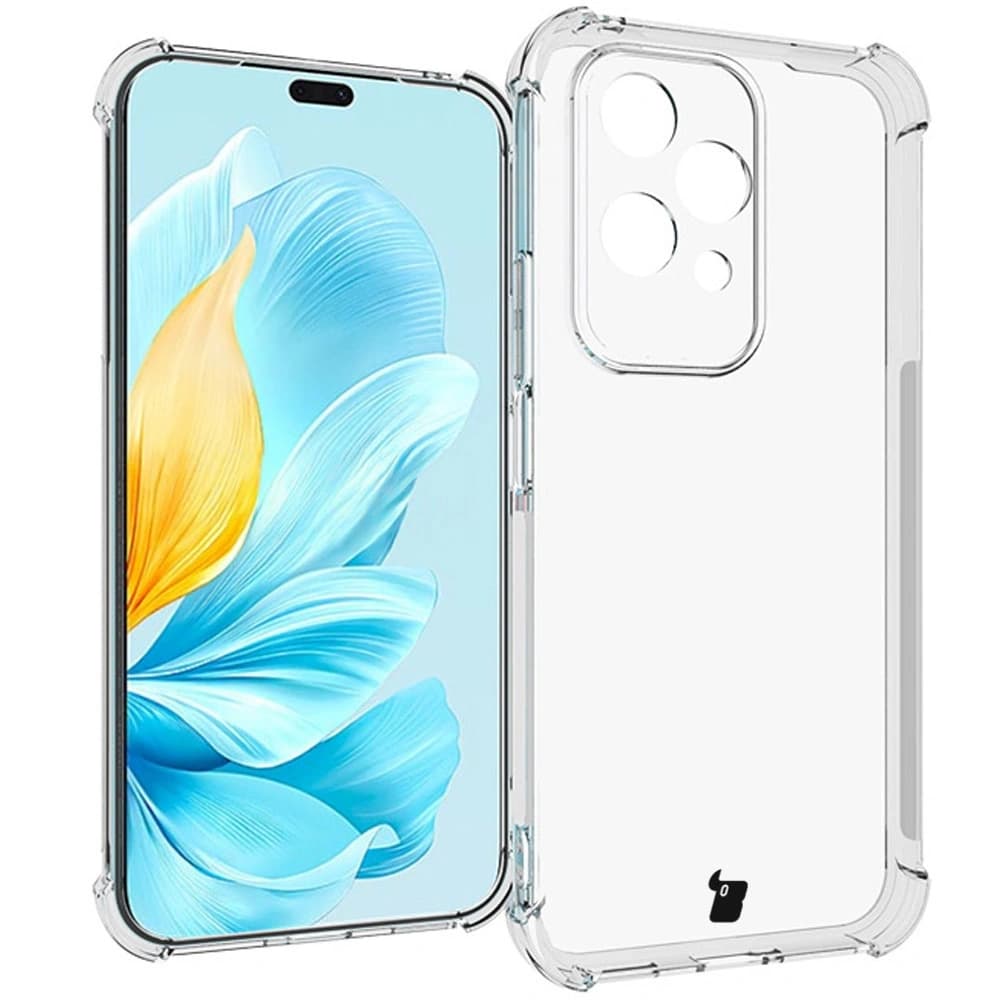 Bizon Case Clear Pack flexible case + 2x screen film Honor 200 Lite clear - 4