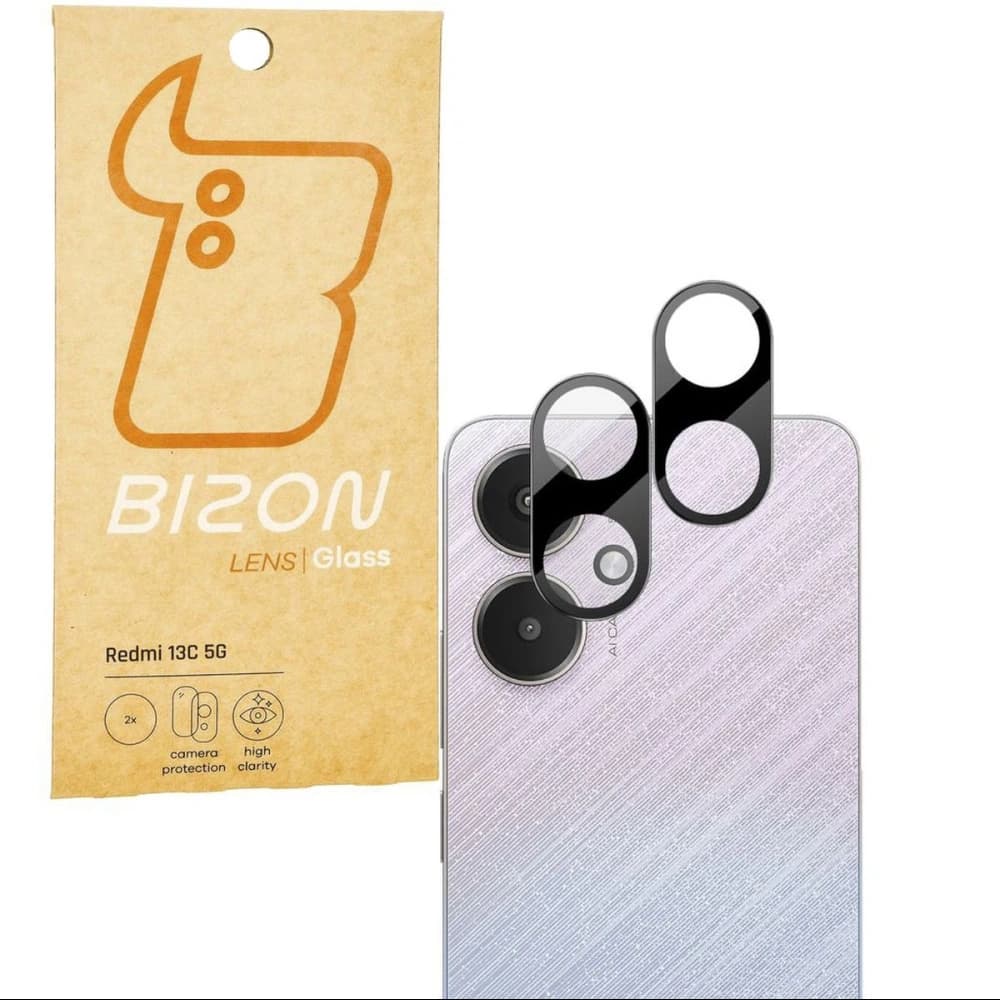 Bizon Glass Lens Xiaomi Redmi 13C 5G [2 PACK] - 1