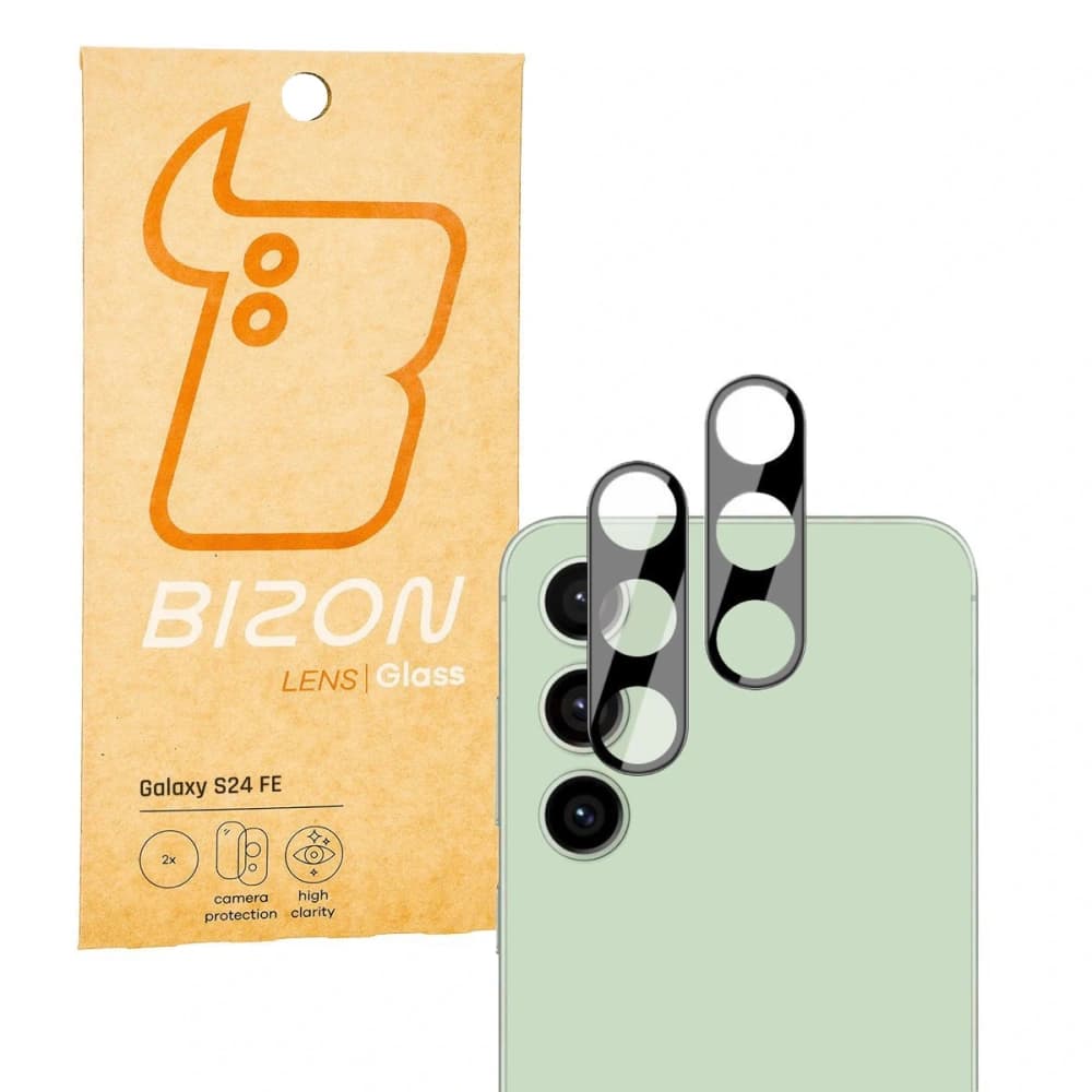 Bizon Glass Lens Samsung Galaxy S24 FE [2 PACK] - 1