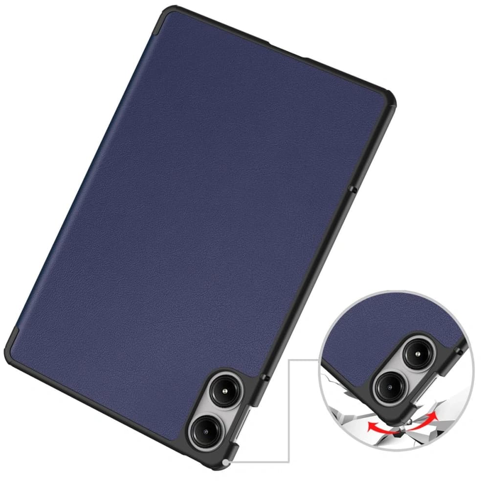 Etui s klopou Bizon Case Tab Croc pro Xiaomi Redmi Pad Pro 12.1 modré - 3
