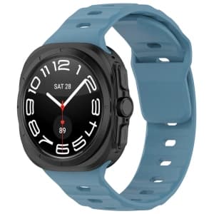 Bizon Strap Watch Silicone Samsung Galaxy Watch Ultra 47 mm blue