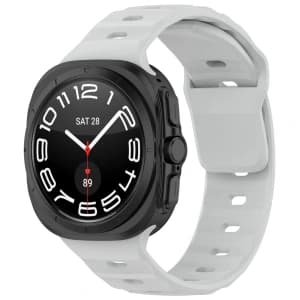 Bizon Strap Watch Silicone Samsung Galaxy Watch Ultra 47 mm light grey