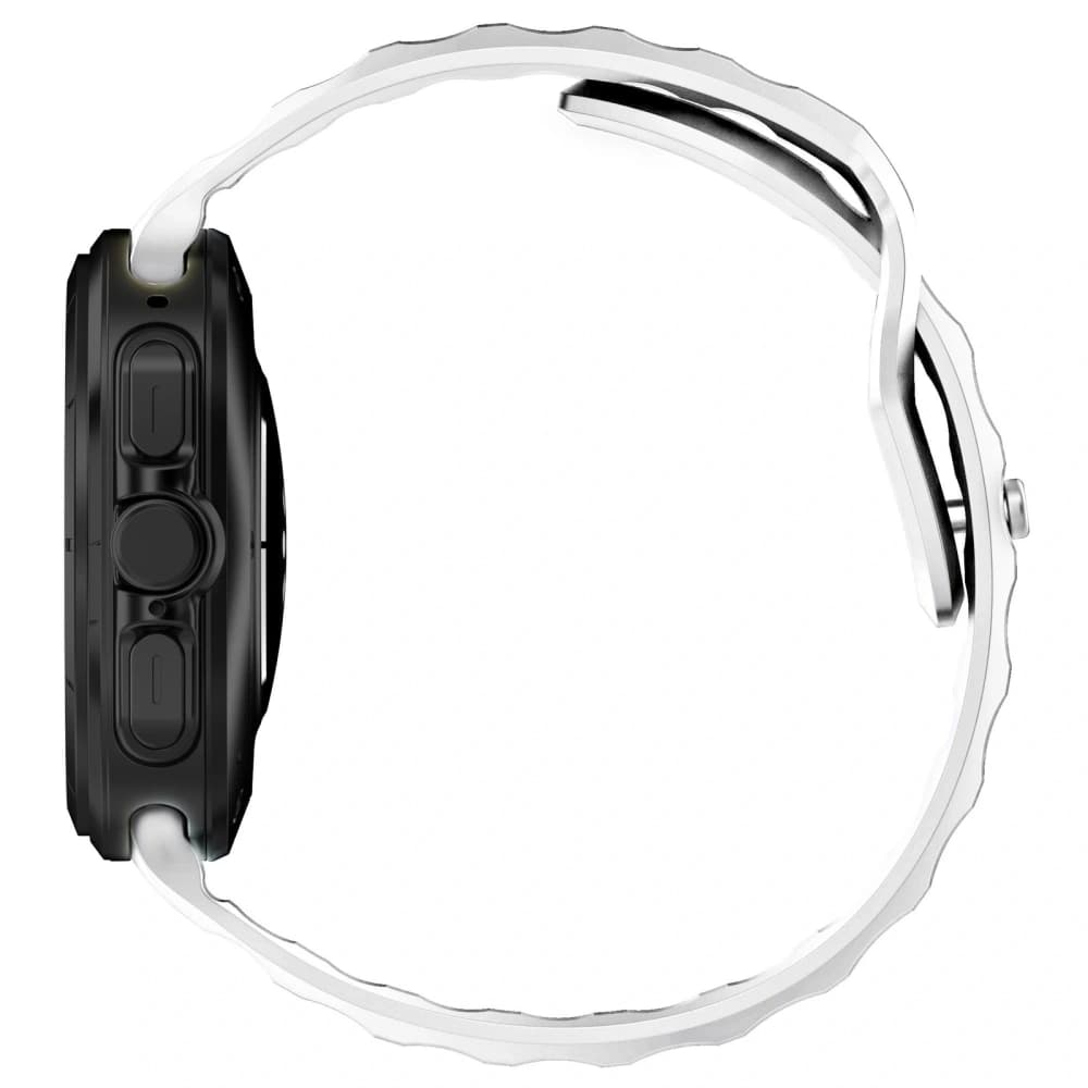 Bizon Armbanduhr Silikon Samsung Galaxy Watch Ultra 47 mm weiß - 6