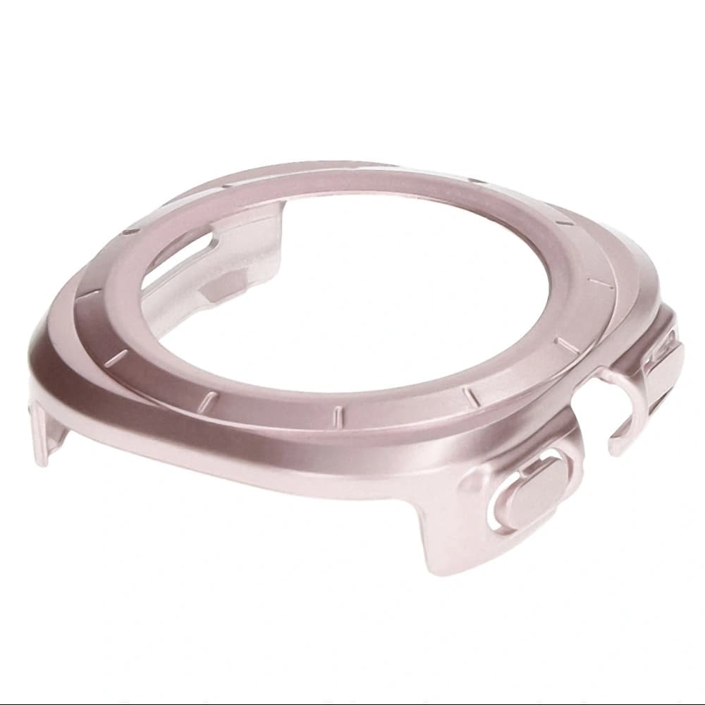 Etui se sklem na hodinky Bizon Case+Glass Watch pro Samsung Galaxy Watch Ultra 47 mm saténově růžové - 6