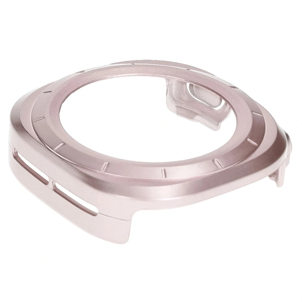 Etui se sklem na hodinky Bizon Case+Glass Watch pro Samsung Galaxy Watch Ultra 47 mm saténově růžové - 7