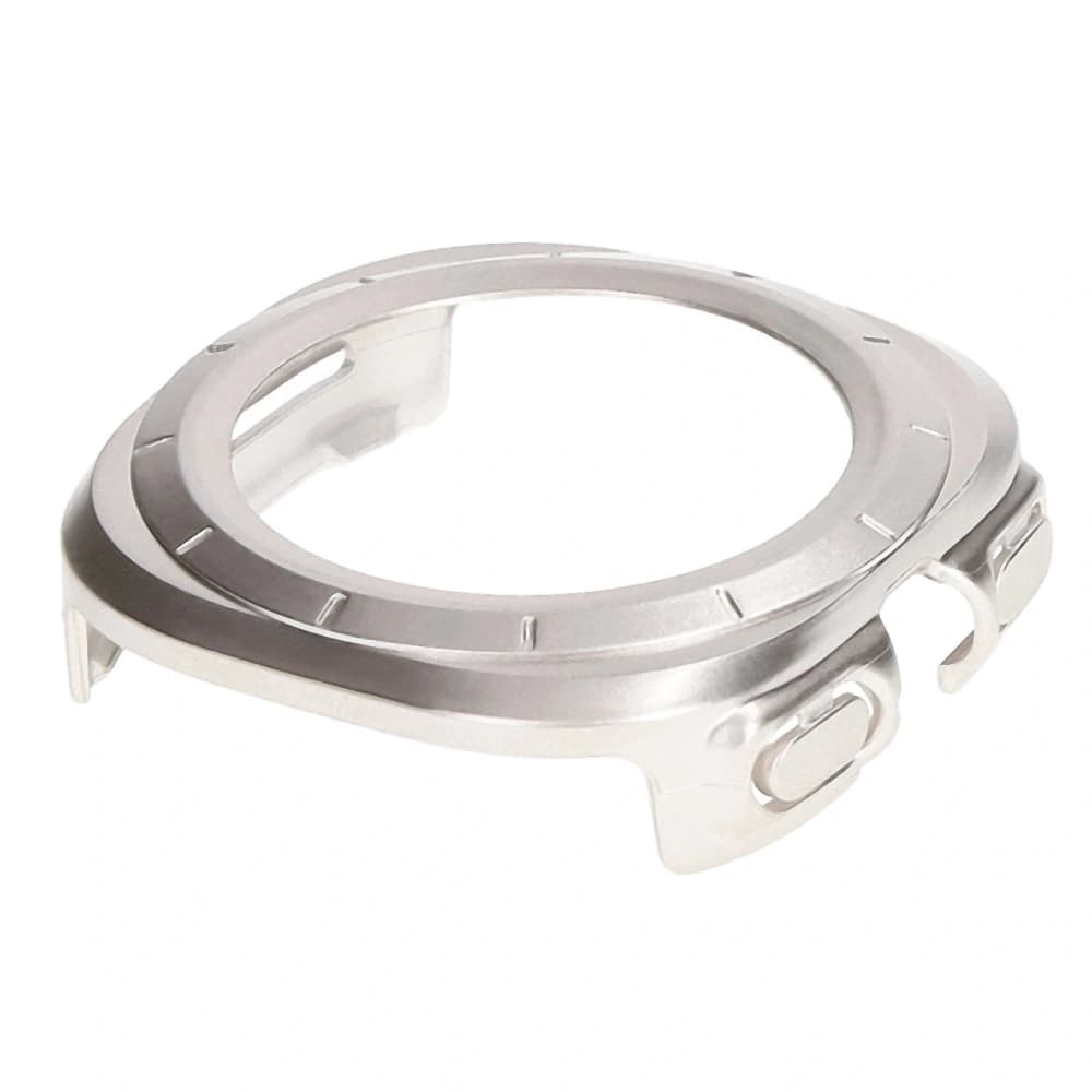 Etui se sklem na hodinky Bizon Case+Glass Watch pro Samsung Galaxy Watch Ultra 47 mm saténově šampaňské - 6