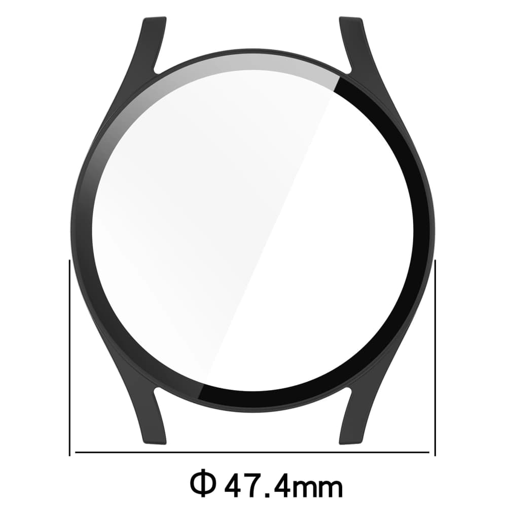 Bizon Case+Glass Óra Samsung Galaxy Watch 7 44 mm fekete matt - 2