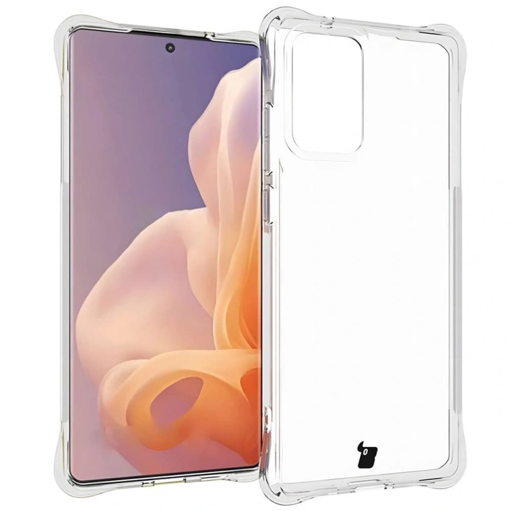 Bizon Case Clear Pack flexible case + 2x screen film Motorola Moto G85 5G clear - 4