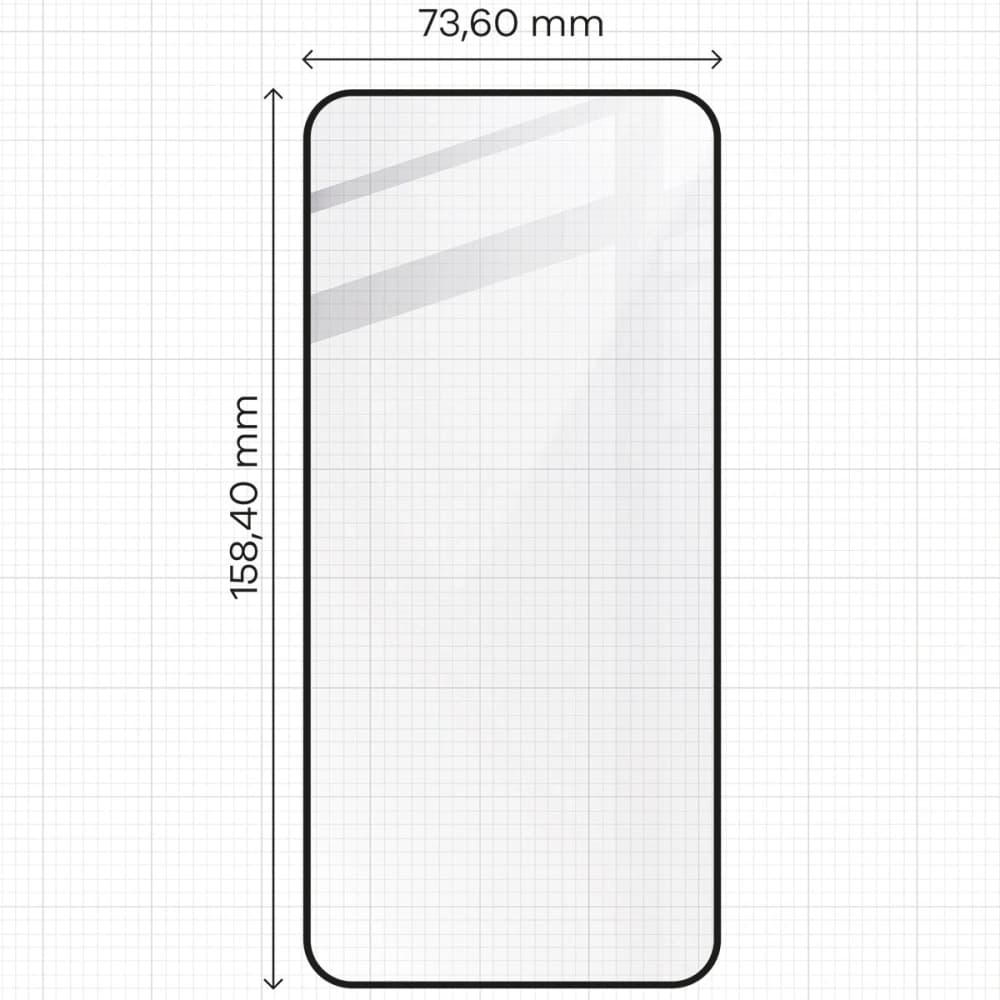 Tvrzené sklo Bizon Glass Edge 2 pro Samsung Galaxy S24 FE 5G černý rámeček - 2