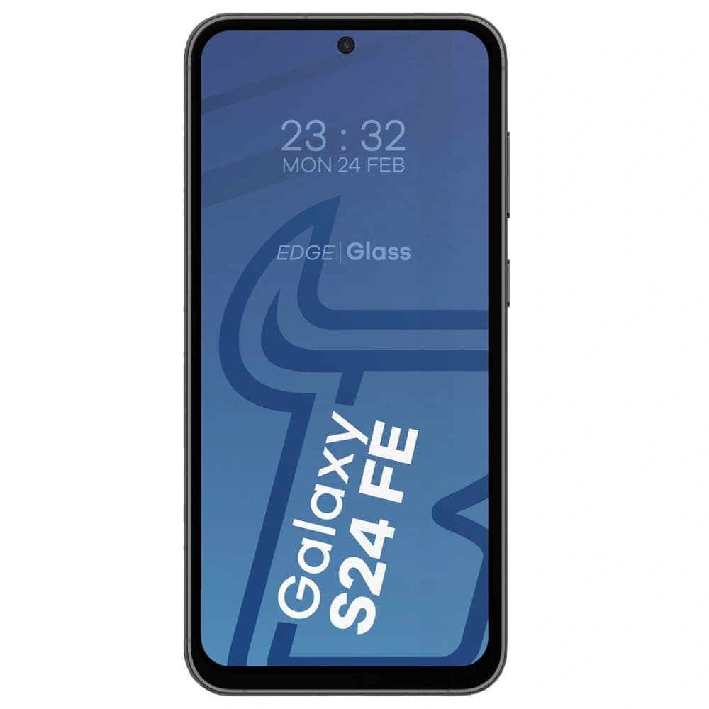 Tvrzené sklo Bizon Glass Edge 2 pro Samsung Galaxy S24 FE 5G černý rámeček - 3