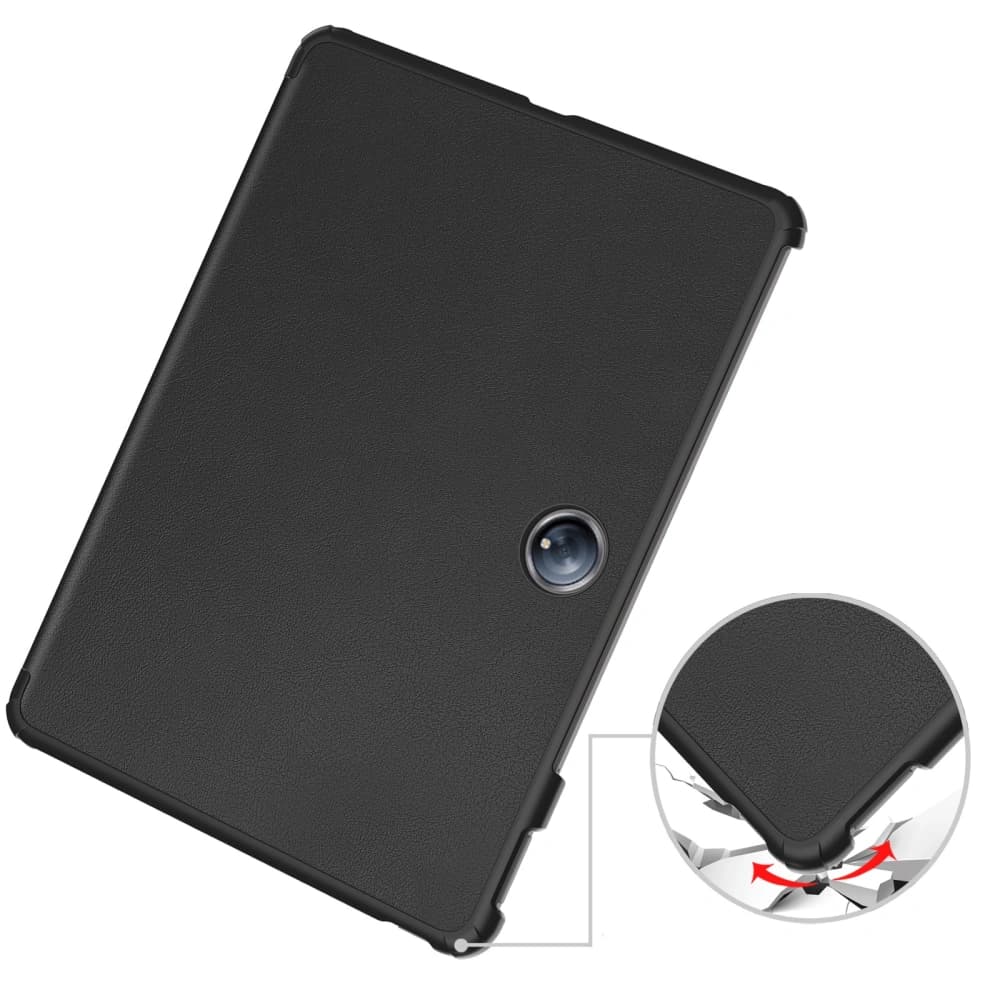 Etui z klapką Bizon Case Tab Croc do OnePlus Pad 2 / Pad Pro czarne - 3