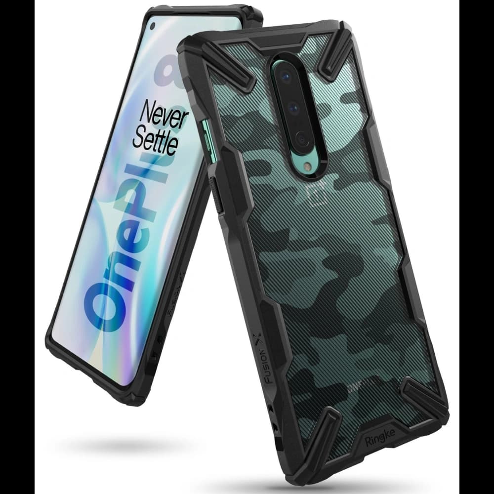 Ringke OnePlus Koffer Fusion-X 8 Camo (Moro) Schwarz - 3