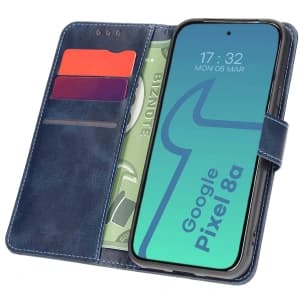 Bizon Case Pocket Google Pixel 8a sötétkék