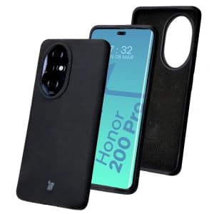 Bizon Soft Case Honor 200 Pro fekete