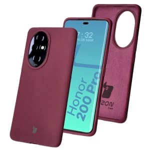 Bizon Soft Case Honor 200 Pro sötétlila