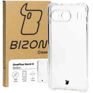 Elastyczne etui Bizon Case Salpa do OnePlus Nord 4 przezroczyste