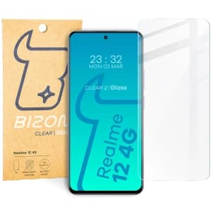 Gehärtetes Glas Bizon Glass Clear 2 für Realme 12 4G