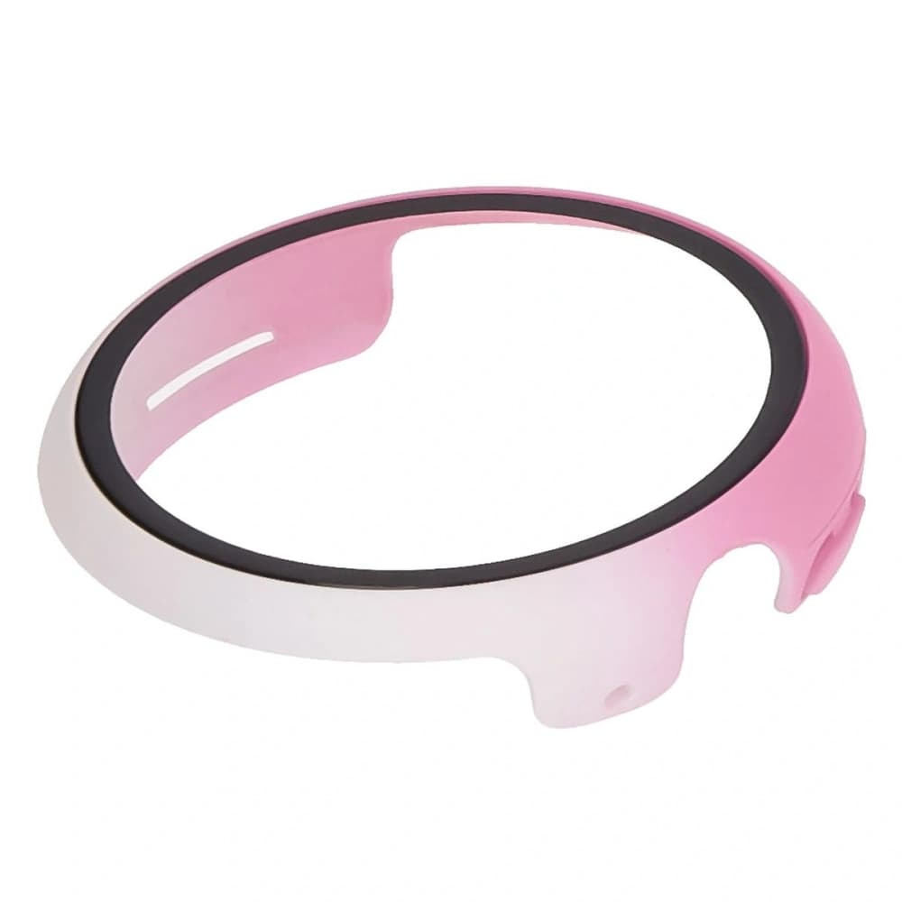 Bizon Case+Glass Watch Google Pixel Watch 3 41mm white pink - 6