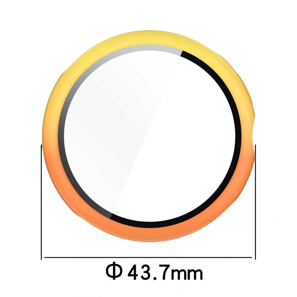 Bizon Case+Glass Watch Google Pixel Watch 3 41mm yellow-orange - 2